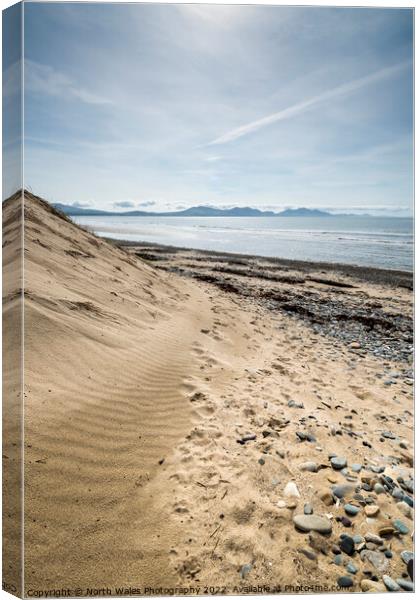 Newborough beach Canvas Print by North Wales Photography