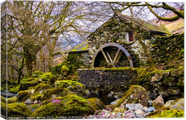 The Hidden Watermill Canvas Print by Lrd Robert Barnes