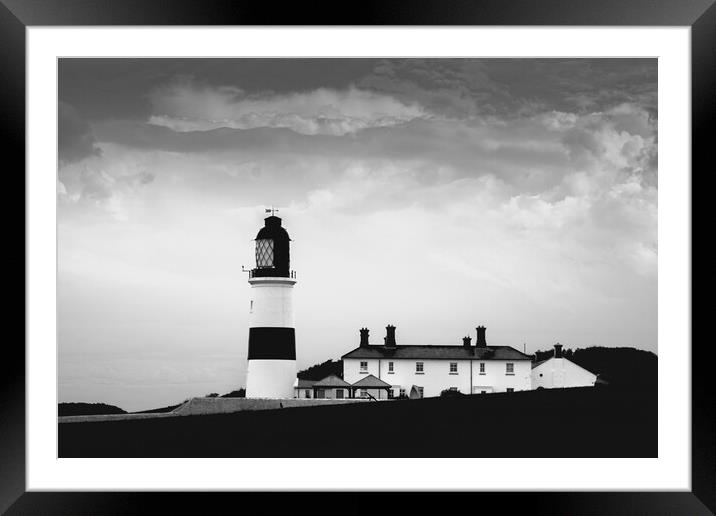 Souter Lighthouse, Tyne and Wear Framed Mounted Print by Mark Jones