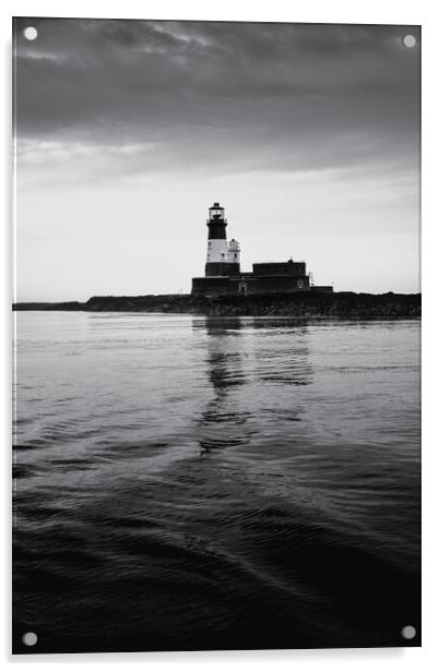 Longstone Lighthouse, Farne Islands, Northumberlan Acrylic by Mark Jones