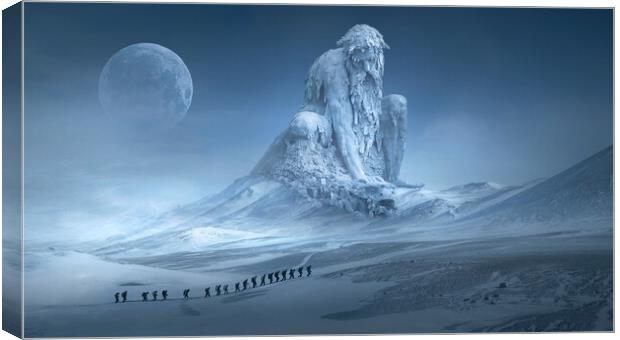 Frozen giant! Canvas Print by Ionut Cosmin