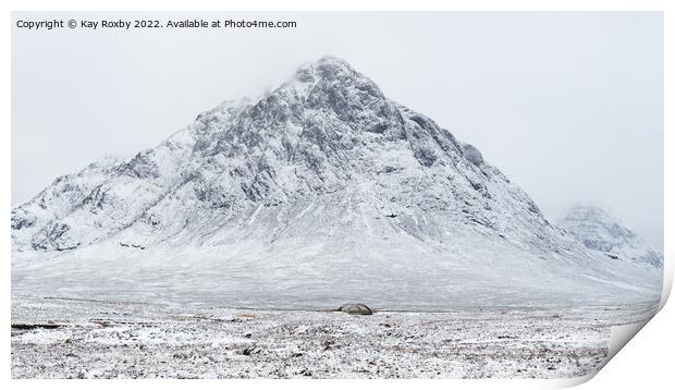 Buachaille Etive Mor Scotland Print by Kay Roxby