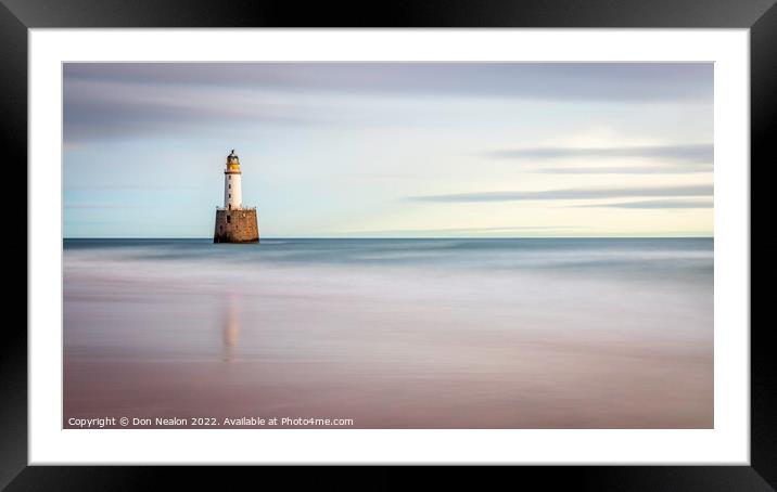 Majestic Rattray Head Lighthouse Framed Mounted Print by Don Nealon