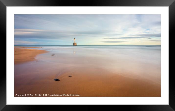 Rattray Lighthouse, Beacon of the Ocean Framed Mounted Print by Don Nealon