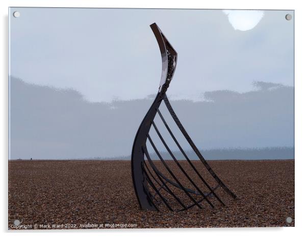 Hastings in a Sculpture Acrylic by Mark Ward
