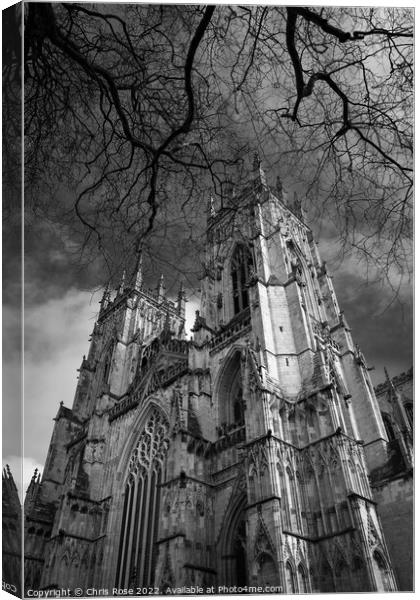 Spring at York Minster Canvas Print by Chris Rose