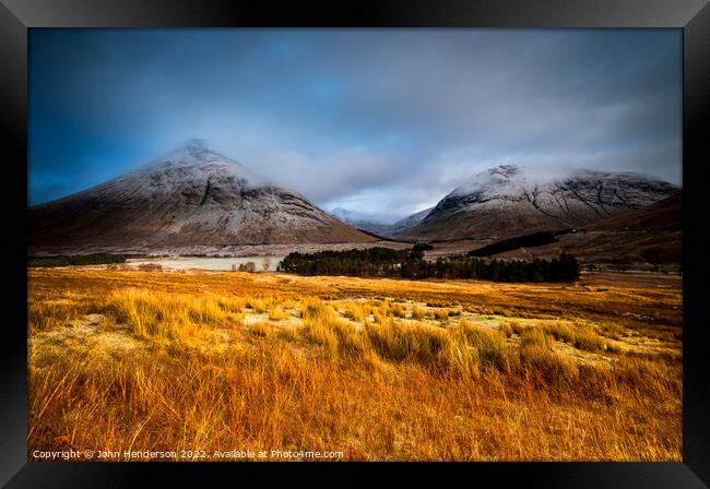 Scottish highlands .Beinn Dorain Framed Print by John Henderson