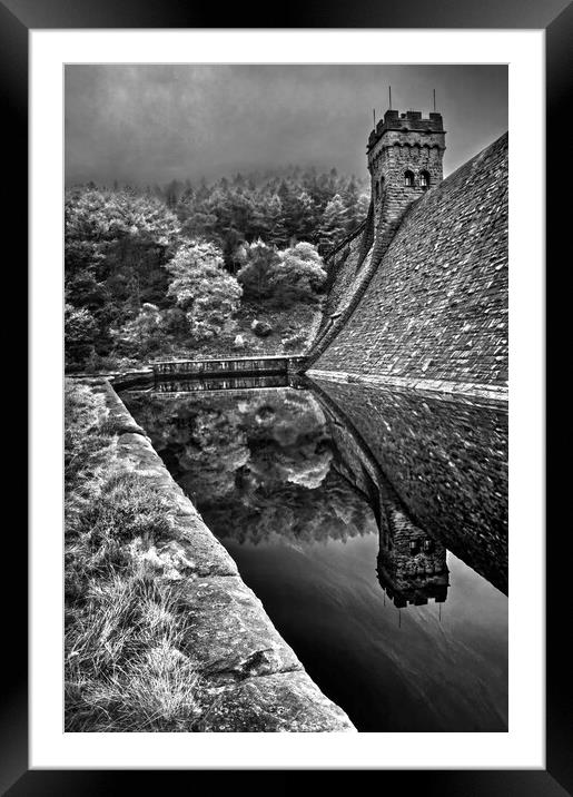 Derwent Dam Framed Mounted Print by Darren Galpin
