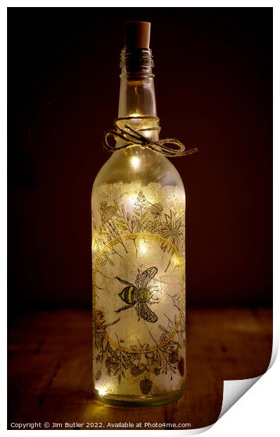 Light Wine Print by Jim Butler