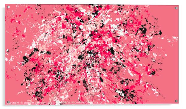 A background with abstract spots to decorate artistic textures. Acrylic by Joaquin Corbalan