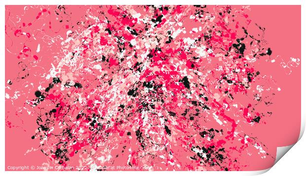 A background with abstract spots to decorate artistic textures. Print by Joaquin Corbalan