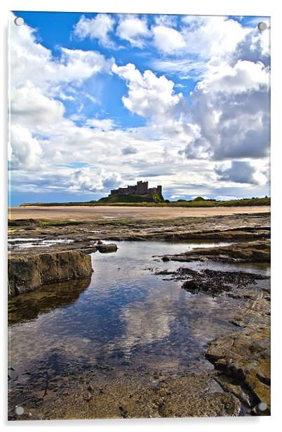 bamburgh castle Acrylic by Northeast Images