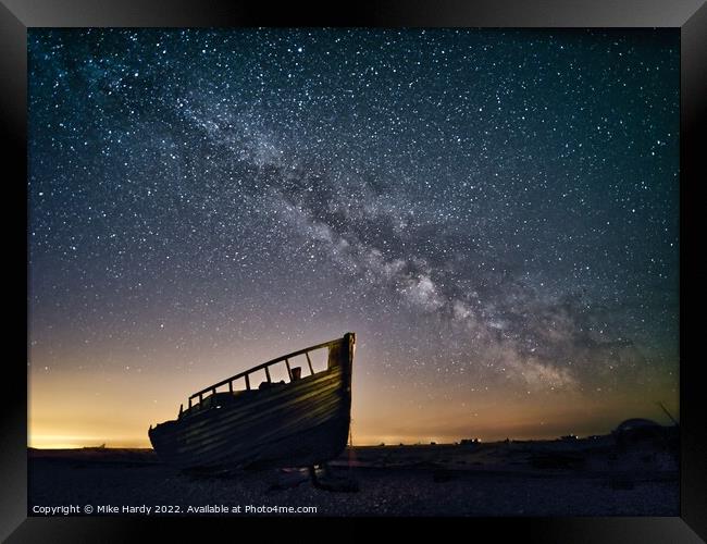 Sailing the Stars Framed Print by Mike Hardy