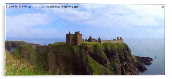 Majestic Dunnottar Castle Acrylic by dale rys (LP)