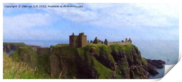 Majestic Dunnottar Castle Print by dale rys (LP)