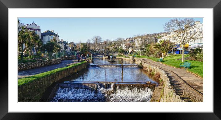 The Brook Dawlish Framed Mounted Print by Peter F Hunt