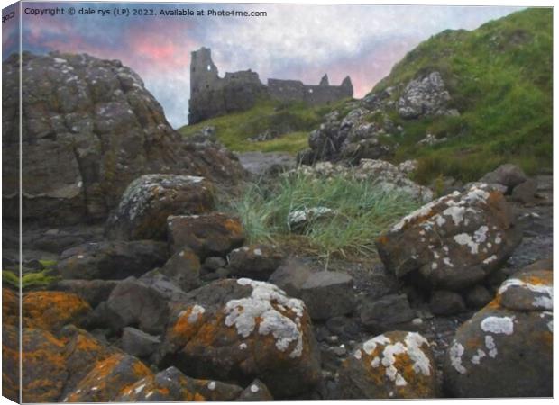 dunure castle Canvas Print by dale rys (LP)