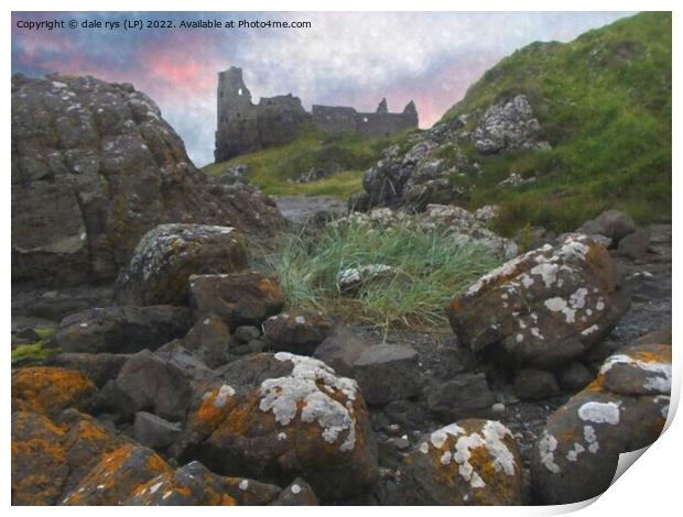 dunure castle Print by dale rys (LP)