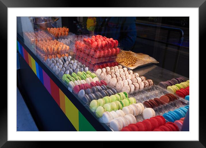 Macarons Framed Mounted Print by Richard Downs