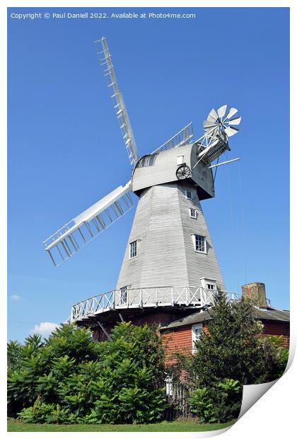 Willesborough Windmill Print by Paul Daniell
