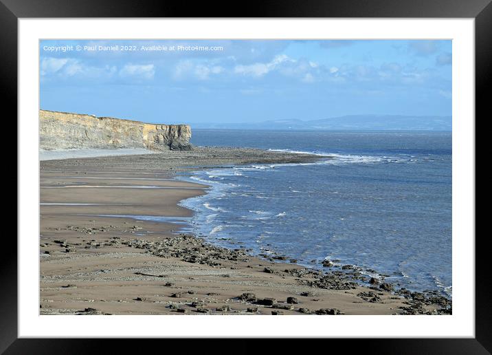 Nash point from Monk Nash Framed Mounted Print by Paul Daniell