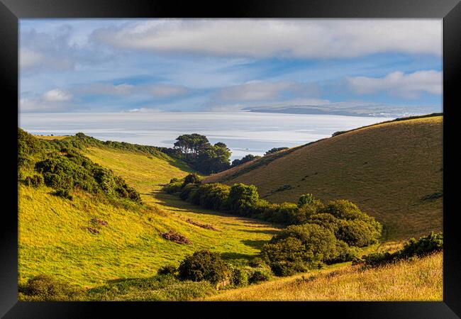 Majestic Coastal Serenity Framed Print by Kevin Snelling