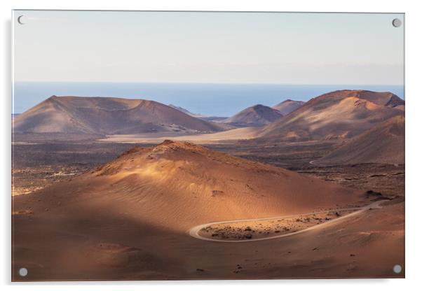 Timanfaya National Park, Lanzarote Acrylic by chris smith