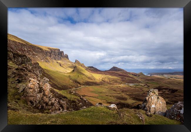 The Quiraing Framed Print by chris smith