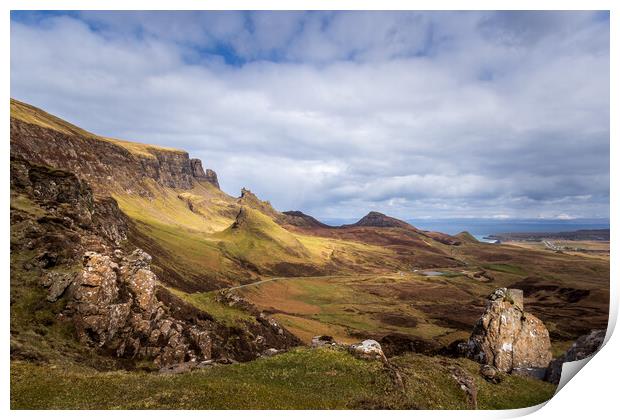The Quiraing Print by chris smith