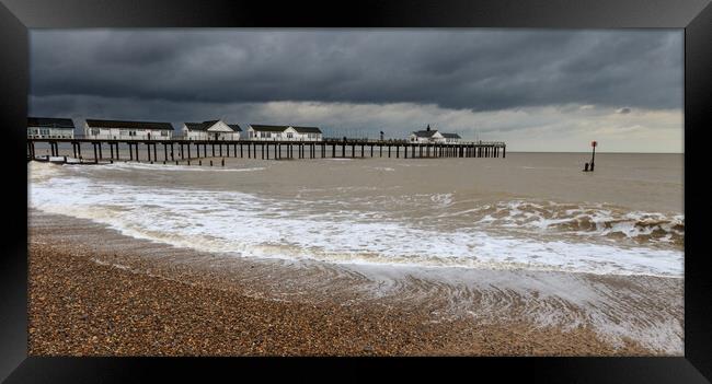 Southwold pier Framed Print by chris smith