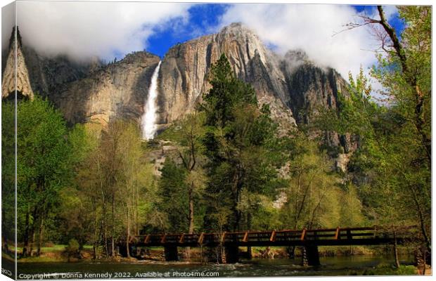 Beautiful Yosemite Canvas Print by Donna Kennedy