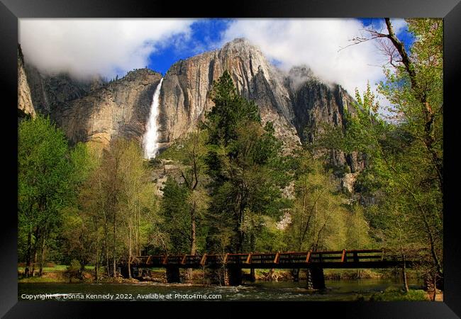 Beautiful Yosemite Framed Print by Donna Kennedy