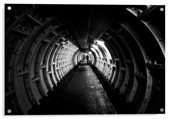 The Tunnel Acrylic by Matthew Train