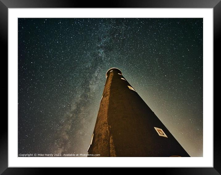 Beacons for star ships Framed Mounted Print by Mike Hardy