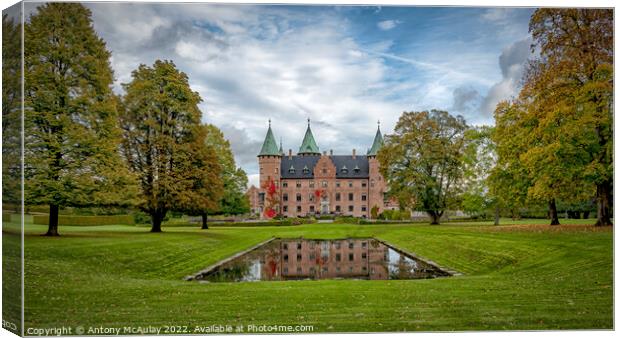 Trolleholm Castle Panorama Canvas Print by Antony McAulay