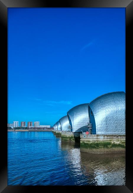 The Thames Barrier Framed Print by Travel and Pixels 