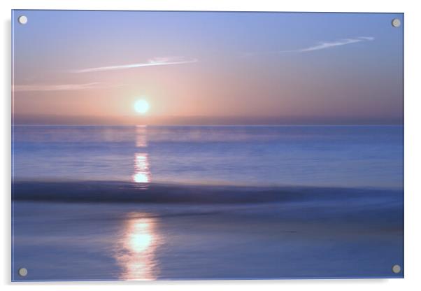 Serene Sunrise Acrylic by paul cobb