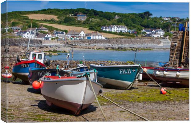 Serenity in Fowey Harbour Canvas Print by Kevin Snelling