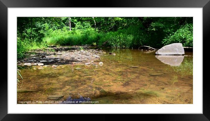 Quiet Serenity 2 Framed Mounted Print by Philip Lehman