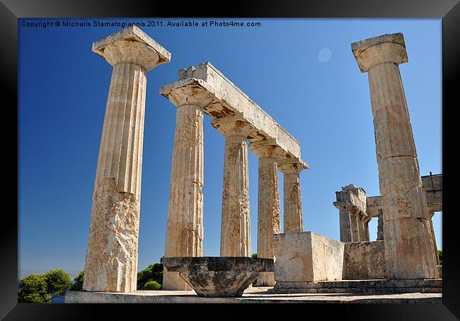 Aphaia Framed Print by Michalis S