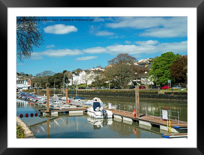 Kingsbridge Marina South Hams Devon Framed Mounted Print by Nick Jenkins