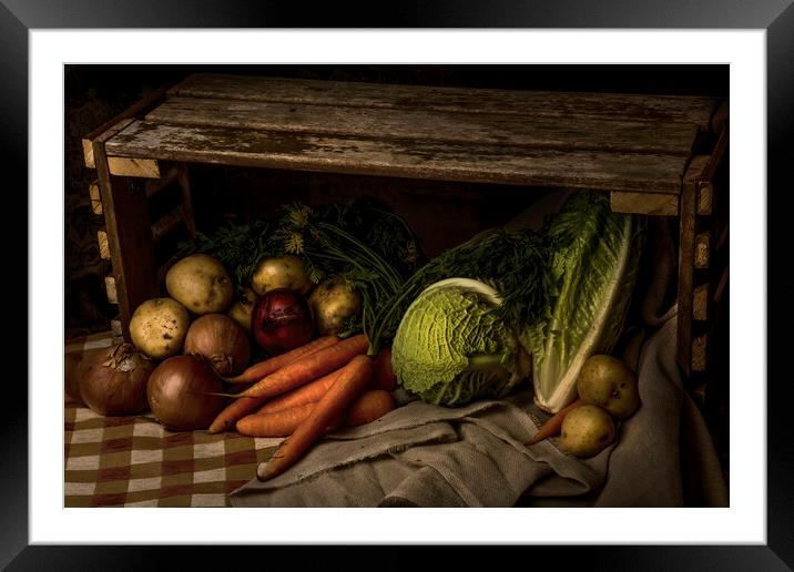 Allotment's Bounty Framed Mounted Print by Kelly Bailey