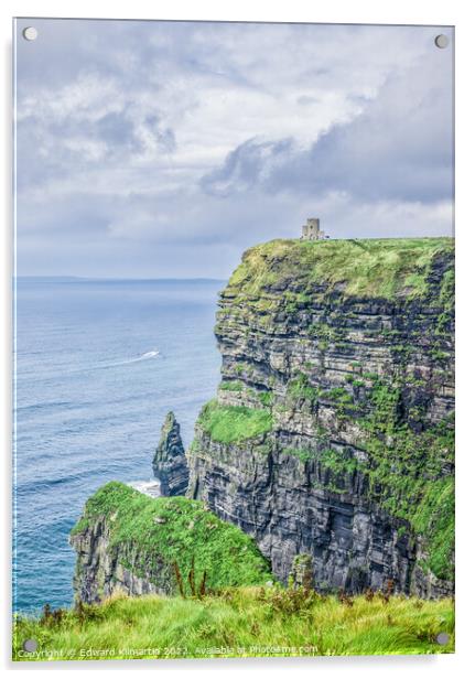 Cliffs of Moher Acrylic by Edward Kilmartin