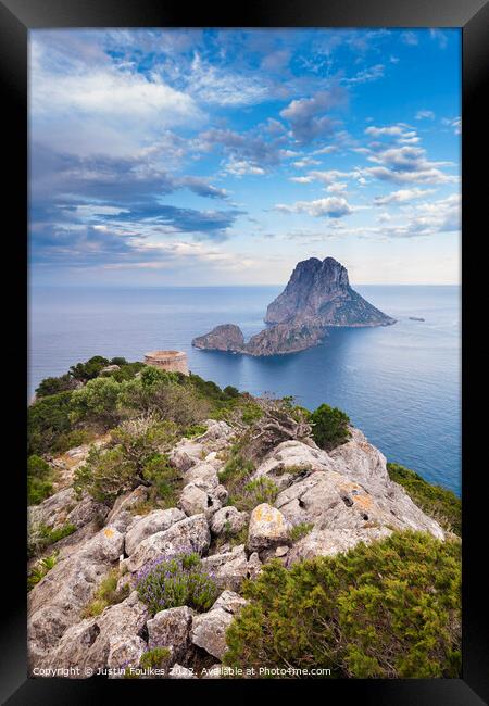 Es Vedra, Ibiza, Spain Framed Print by Justin Foulkes