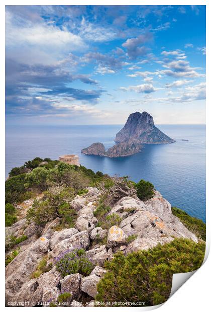 Es Vedra, Ibiza, Spain Print by Justin Foulkes