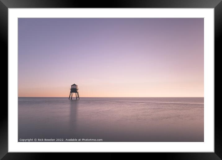 Dovercourt Lighthouse Framed Mounted Print by Rick Bowden