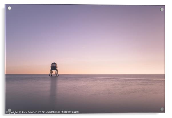 Dovercourt Lighthouse Acrylic by Rick Bowden