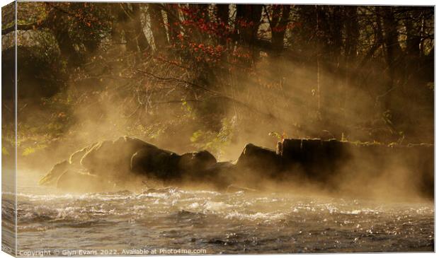 Morning Mist. Canvas Print by Glyn Evans