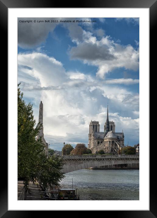 Notre Dame Paris Framed Mounted Print by Lynn Bolt