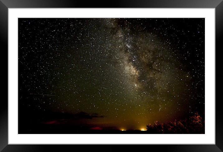 Stars over the Grand Canyon Framed Mounted Print by Gary Eason